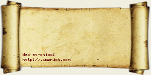 Jovanka Ružić vizit kartica